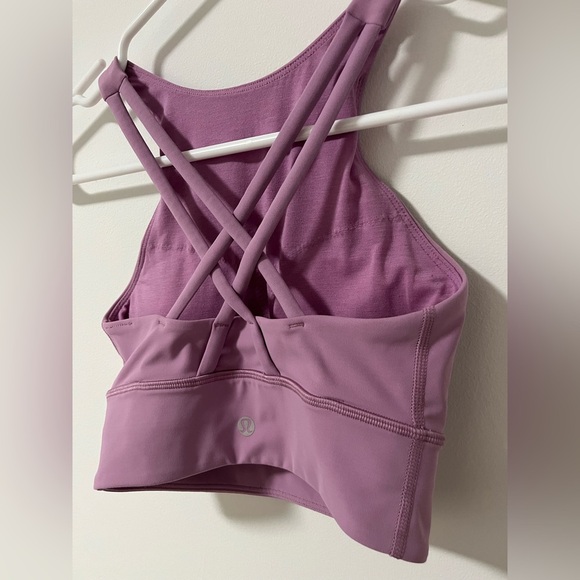 Lululemon Energy Bra High Neck Long Line Tough *Medium Support - Jubilee - Picture 5 of 8